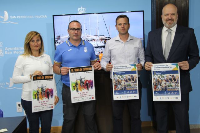 San Pedro del Pinatar acoge el campeonato universitario de España de Triatlón y el IX Triatlón sprint Marina de Las Salinas - 1, Foto 1