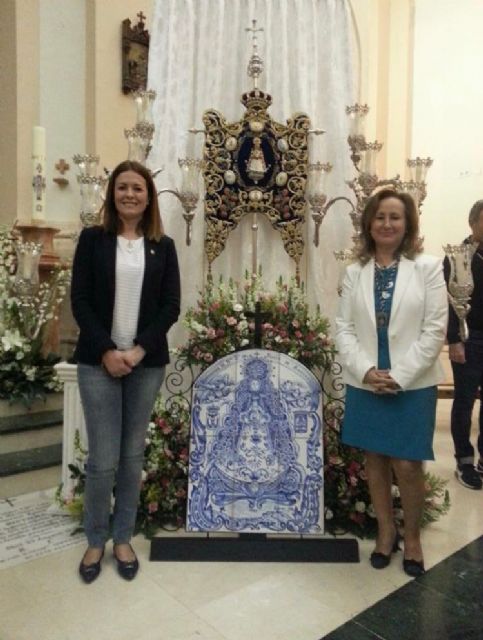 Ayer se bendijo el azulejo conmemorativo de la Romería Rociera Aguileña - 1, Foto 1