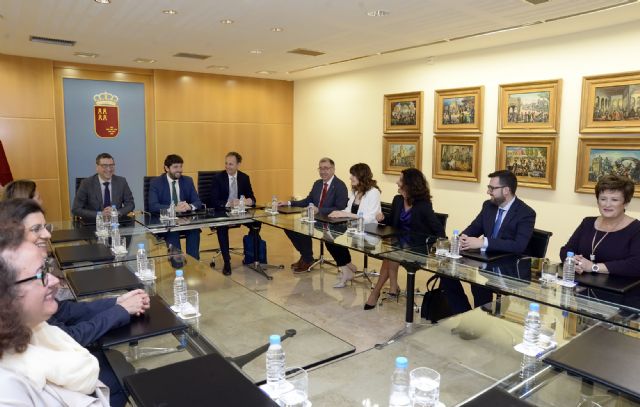 Fernando López Miras recibe al nuevo equipo rectoral de la Universidad de Murcia - 2, Foto 2