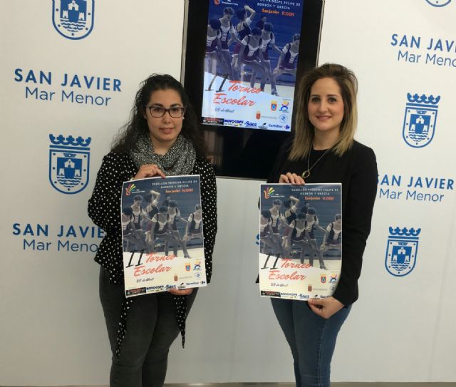 Más de 150 gimnastas de 19 equipos se medirán en el II Torneo Escolar de Gimnasia Estética de Grupo de San Javier - 1, Foto 1