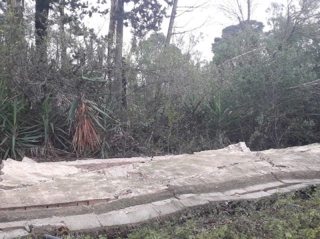 El desplome del muro perimetral de Villa Calamari demuestra, una vez más, la falta de interés e incapacidad del Gobierno regional para proteger el patrimonio histórico de Cartagena - 1, Foto 1