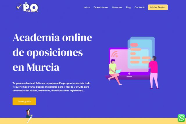 Nace la primera academia online adaptada a los opositores de la Región de Murcia - 1, Foto 1