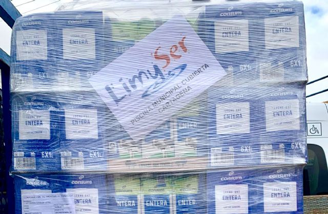 La empresa LimySer dona dos pallets de alimentos al operativo de emergencia - 1, Foto 1