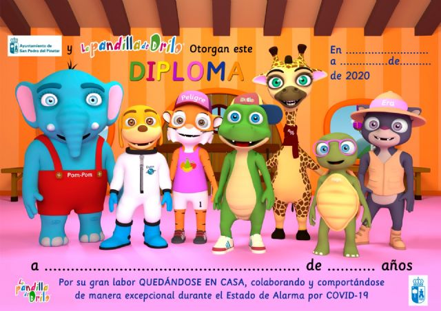 La Pandilla de Drilo anima a los niños pinatarenses durante el confinamiento - 1, Foto 1