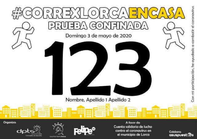 El próximo domingo 3 de mayo se celebrará el reto #CorreXLorcaEnCasa - 2, Foto 2