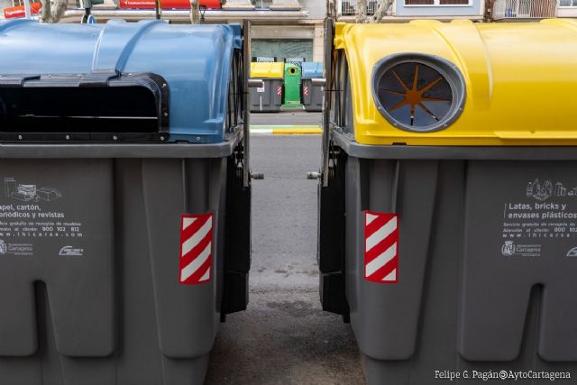 Cartagena recoge en el primer trimestre un 32% más de cartón que la media regional - 1, Foto 1