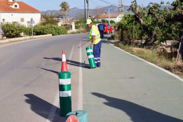 El carril bici de Cazalla cuenta con nuevos elementos de seguridad tras la renovación a la que ha sido sometida esta infraestructura - 2, Foto 2