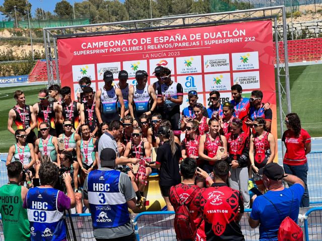 Lluvia de medallas para el triatlón murciano en los nacionales de duatlón súper sprint en La Nucía - 1, Foto 1
