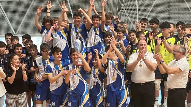 El equipo infantil masculino de voleibol de la AD Eliocroca se proclama campeón de la Región de Murcia - 4, Foto 4