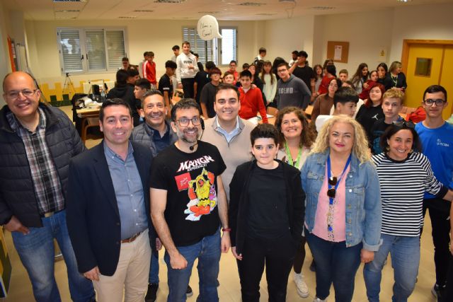 El dibujante Salva Espín imparte una master class en el IES La Florida - 1, Foto 1