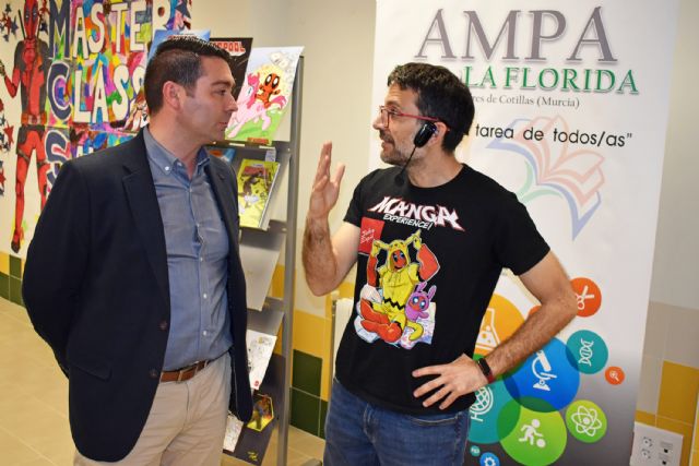 El dibujante Salva Espín imparte una master class en el IES La Florida - 2, Foto 2