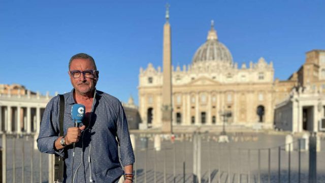 Carlos Herrera lidera el despliegue de COPE en Roma para despedir al papa Francisco - 1, Foto 1