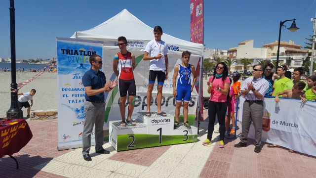 Más de 300 escolares participaron en la Final Regional Escolar Triatlón celebrada en San Pedro - 2, Foto 2