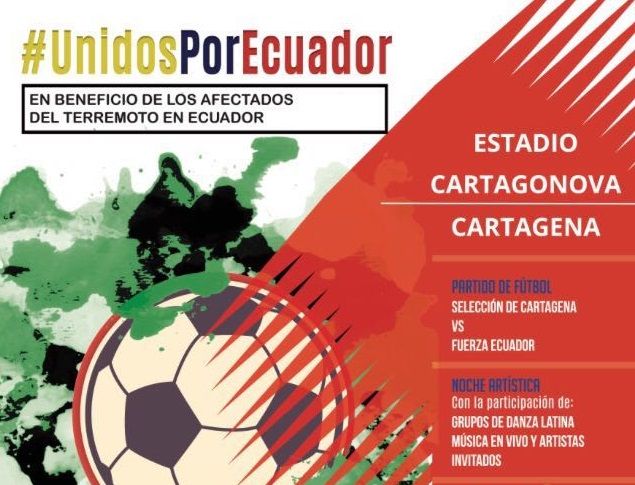Fútbol y música se unirán este viernes en el evento solidario a favor del pueblo de Ecuador - 2, Foto 2