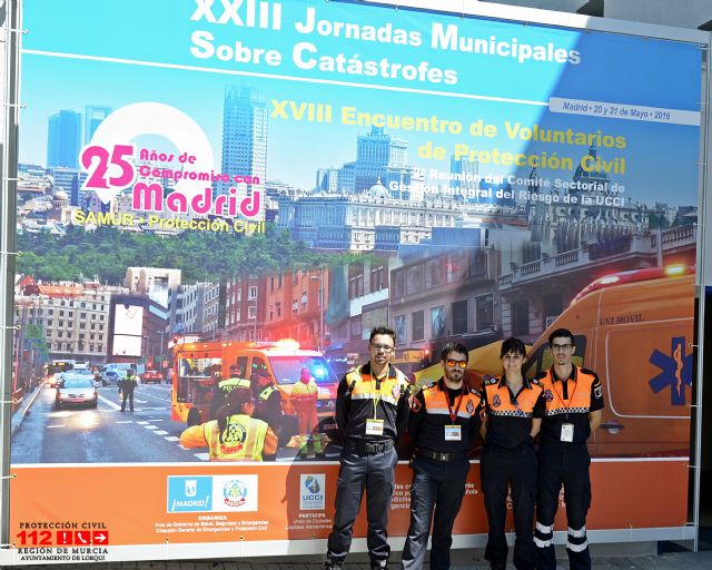 Protección Civil Lorquí y Valle de Ricote en Las Jornadas de SAMUR MADRID 2016 - 1, Foto 1