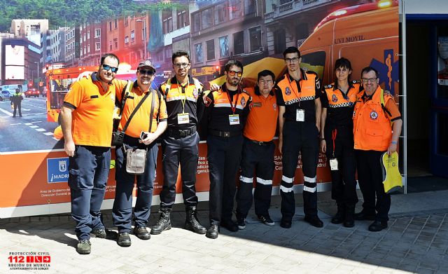 Protección Civil Lorquí y Valle de Ricote en Las Jornadas de SAMUR MADRID 2016 - 2, Foto 2
