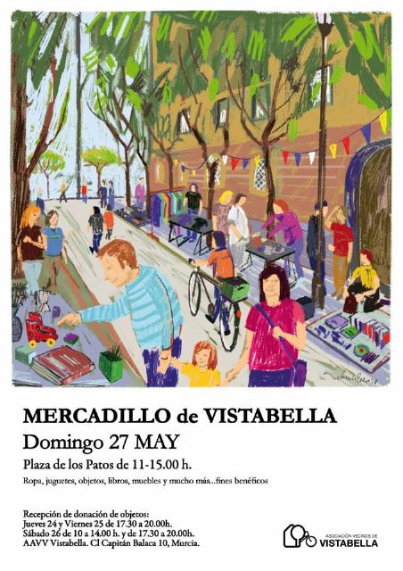 La Asociación de Vecinos de Vistabella celebrará la 12ª edición de su Mercadillo - 1, Foto 1