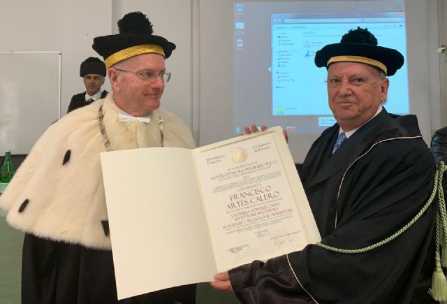 La Università di Foggia inviste doctor honoris causa al catedrático emérito de la UPCT Artés Calero - 1, Foto 1