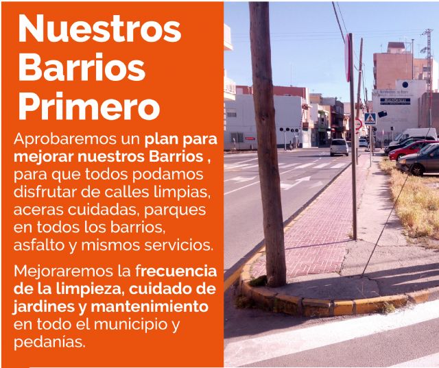 Ciudadanos anuncia que los primeros sesenta días de gobierno convocarán un pleno monográfico para mejora de barrios y pedanías - 2, Foto 2