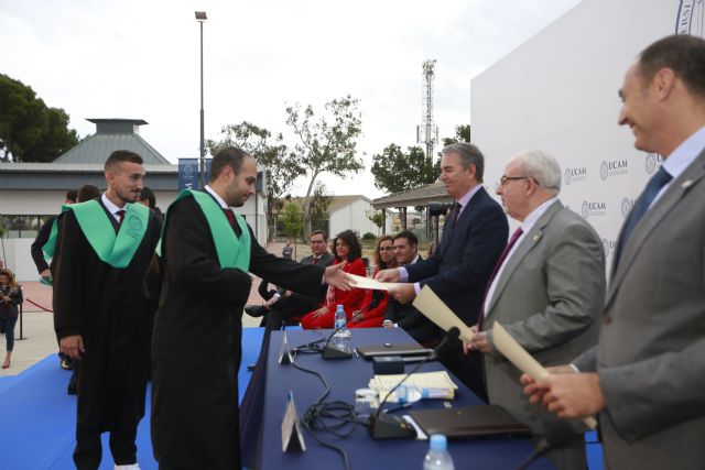 Graduada por la UCAM la primera promoción de Fisioterapia y Criminología de la historia de Cartagena - 1, Foto 1