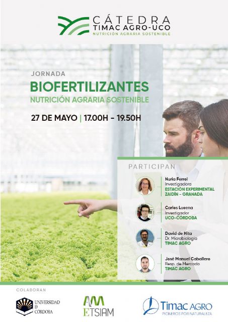 La Cátedra TIMAC AGRO-UCO organiza una jornada para analizar el papel de los biofertilizantes en nutrición agraria sostenible - 1, Foto 1