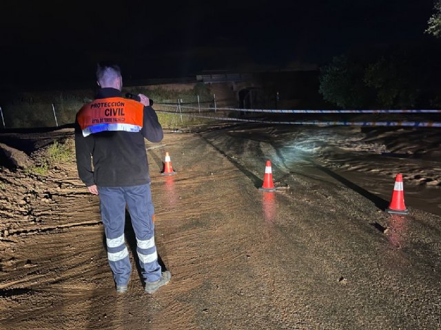 El 112 ha gestionado hasta las 7.30 horas un total de 94 incidentes relacionados con la lluvia en la Región de Murcia, Foto 2