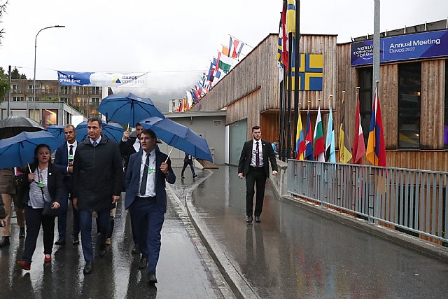 El presidente del Gobierno, Pedro Sánchez, a su llegada a la Reunión Anual del Foro Económico Mundial Foto: Moncloa/Fernando Calvo, Foto 1
