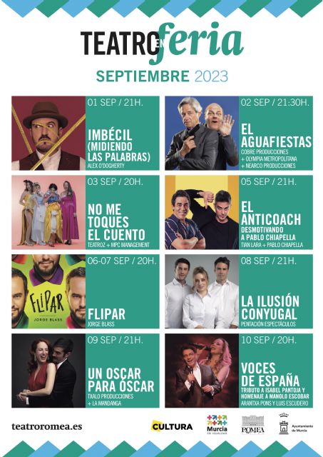 El ciclo Teatro en Feria abrirá en septiembre la nueva temporada escénica en Murcia con ocho espectáculos de humor, música y magia - 4, Foto 4