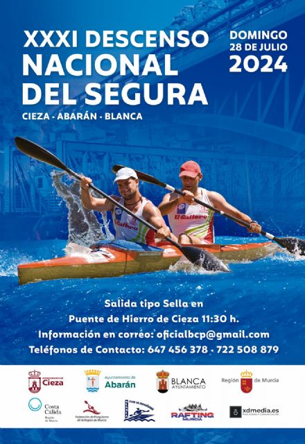 Blanca recupera su Descenso Nacional del Río Segura que contará con más de 350 palistas de toda España - 1, Foto 1