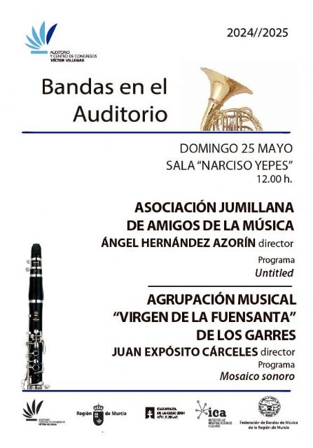 Doble cita este domingo en el Auditorio regional con el ciclo de bandas y el de coros - 1, Foto 1