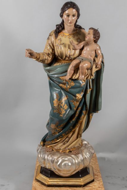 La Comunidad entrega restaurada la imagen de la Virgen de los Remedios, patrona de Pliego