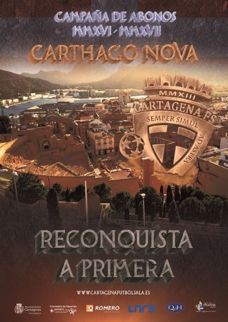 El Cartagena FS presentó la campaña de abonos Carthago Nova Reconquista Primera, para la temporada 2016/17 - 2, Foto 2