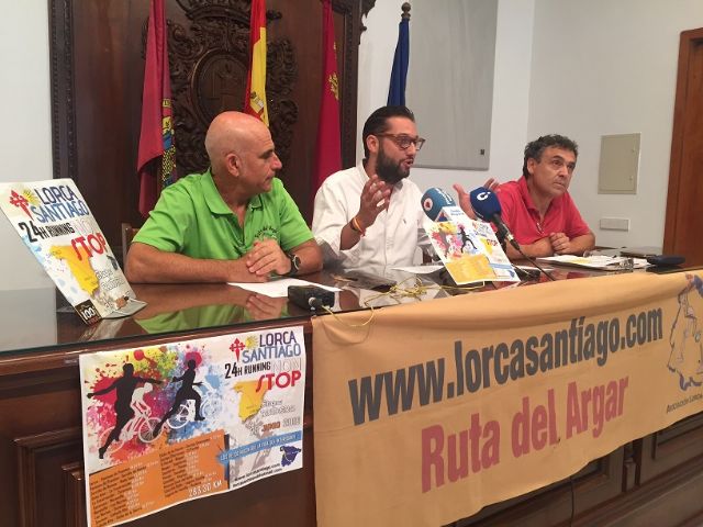 La Asociación Lorca-Santiago recorrerá 283 kilómetros en la Running Nonstop entre Lorca y Ruidera promocionando la Ruta del Argar - 1, Foto 1