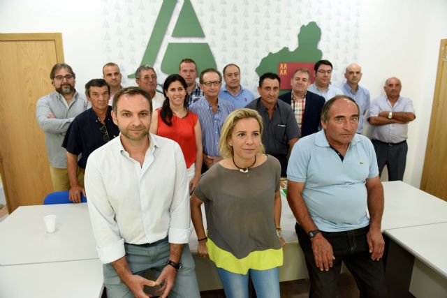 La Junta Directiva de ASAJA Murcia se reúne con la Consejera de Agua, Agricultura y Medio Ambiente, Adela Martínez Cachá
