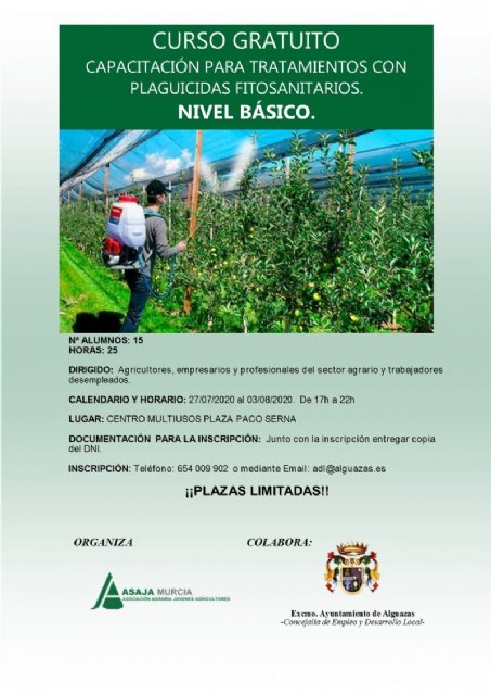 La Concejalía de Empleo y Desarrollo Local iniciará su programa formativo este próximo mes de julio con dos cursos - 1, Foto 1