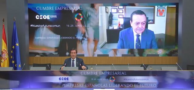 José Mª Albarracín reivindica el papel de los empresarios y la importancia del diálogo social para salir de la crisis en la cumbre de CEOE - 2, Foto 2