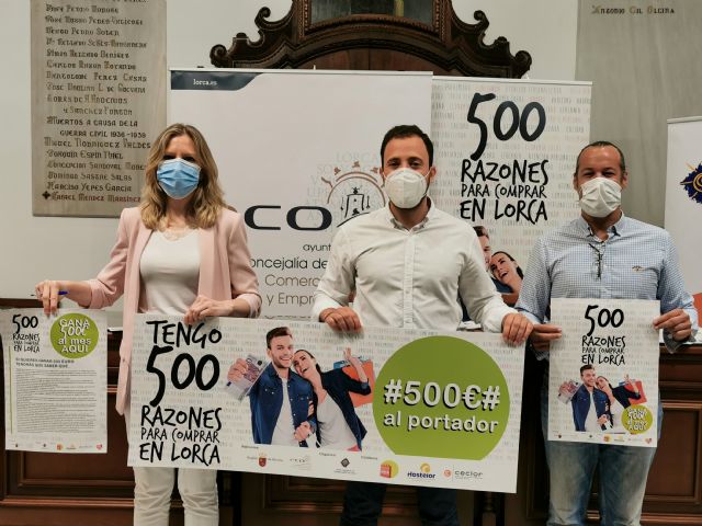 Presentan la campaña 500 razones para comprar en Lorca con el objetivo de fomentar el comercio local - 1, Foto 1