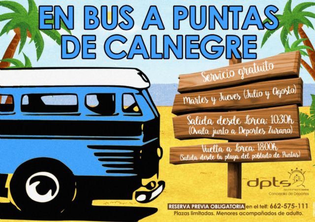 La Concejalía de Deportes pone en marcha 'En Bus a Puntas de Calnegre' y un programa de actividades acuáticas en la piscina municipal de Zarcilla de Ramos - 2, Foto 2