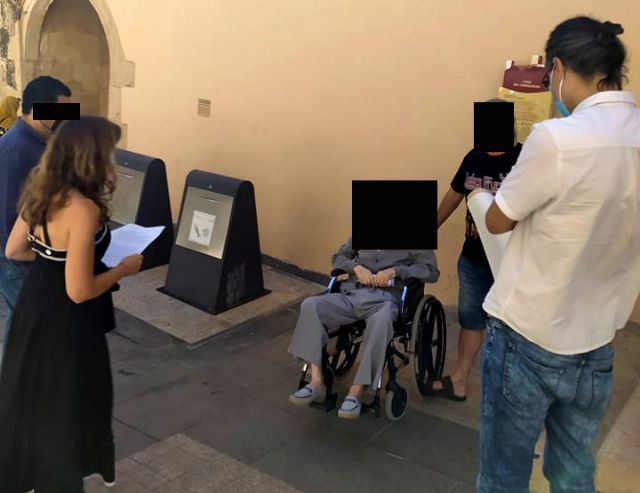 Vecinos de Lorca obligados a declarar ante jueces y forenses en plena calle por falta de accesibilidad a los juzgados - 1, Foto 1