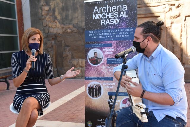 Patricia Fernández presenta la II Edición de 'Noches al Raso', un escaparate perfecto para proteger y dinamizar el sector cultural en Archena - 1, Foto 1
