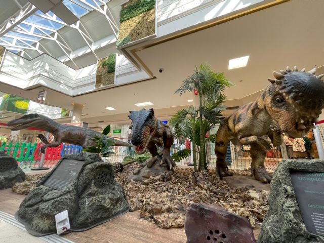 Los dinosaurios llegan a un centro comercial murciano a través de ´Expodino´ - 2, Foto 2