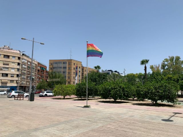 VOX Murcia exige la retirada de la bandera del lobby LGTBI de la Plaza de la Cruz Roja - 1, Foto 1
