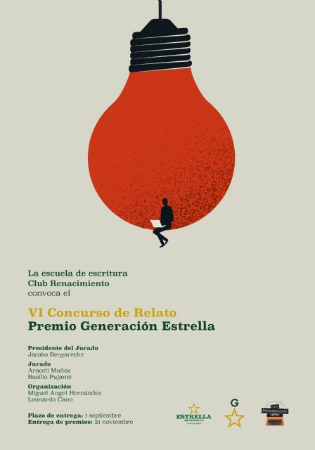 La escuela de escritura Club Renacimiento y Estrella de Levante convocan el VI Concurso de Relato Club Renacimiento Premio Generación Estrella 2025 - 1, Foto 1