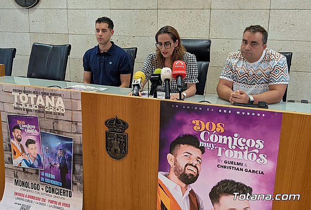 Totana se prepara para una noche de humor y música con Dos cómicos muy tontos y La Rueda, Foto 2