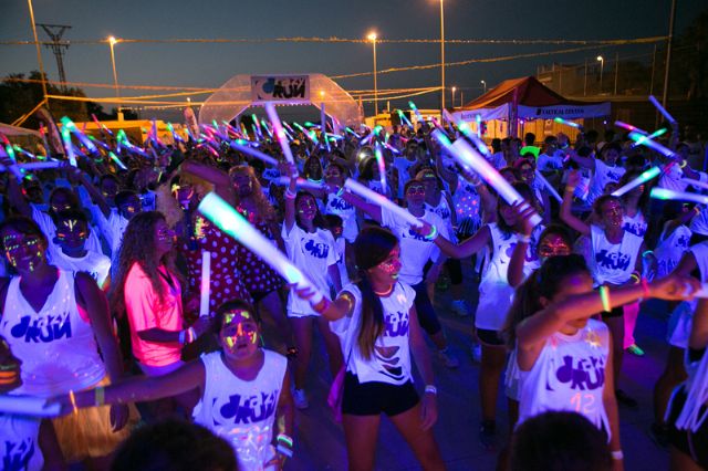 Santa Ana (Cartagena) se llenó de pintura y color con la carrera Crazy Run - 1, Foto 1