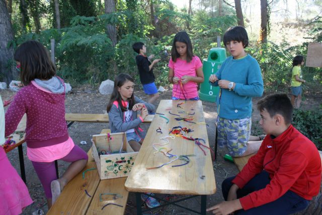 Un total de 65 niños y niñas participan en el campamento del Aula de Naturaleza Las Alquerías - 4, Foto 4