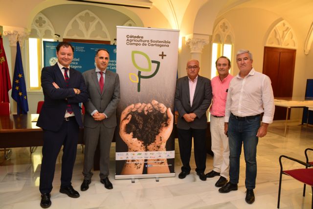 Fundación “La Caixa” se incorpora a la cátedra de Agricultura Sostenible de la UPCT - 1, Foto 1