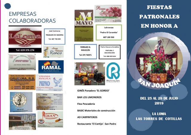 La Loma, preparada para homenajear un año más a San Joaquín en sus fiestas - 2, Foto 2