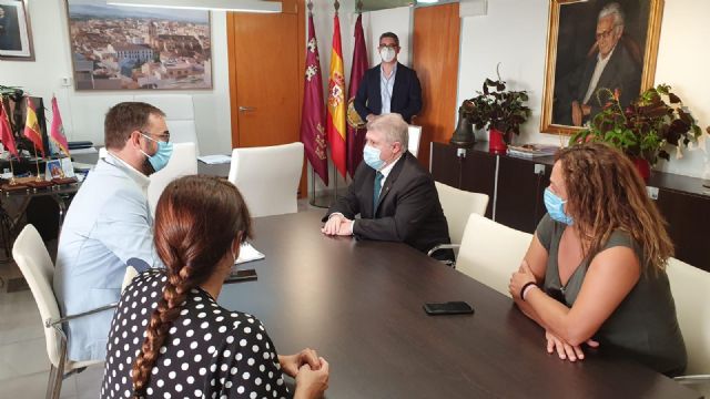 El alcalde de Lorca aborda con el delegado del Gobierno la ampliación del soterramiento del AVE - 1, Foto 1
