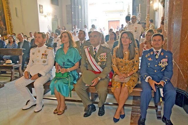 Monseñor José Ángel Saiz Meneses ha presidido una eucaristía en la capilla de los Marineros, con motivo de la onomástica de la virgen del Carmen - 5, Foto 5